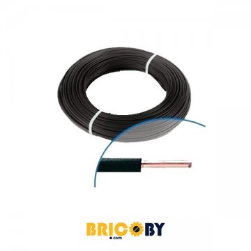 Bricoby.com - FIL RIGIDE H07VU1.5 NOIR 100M