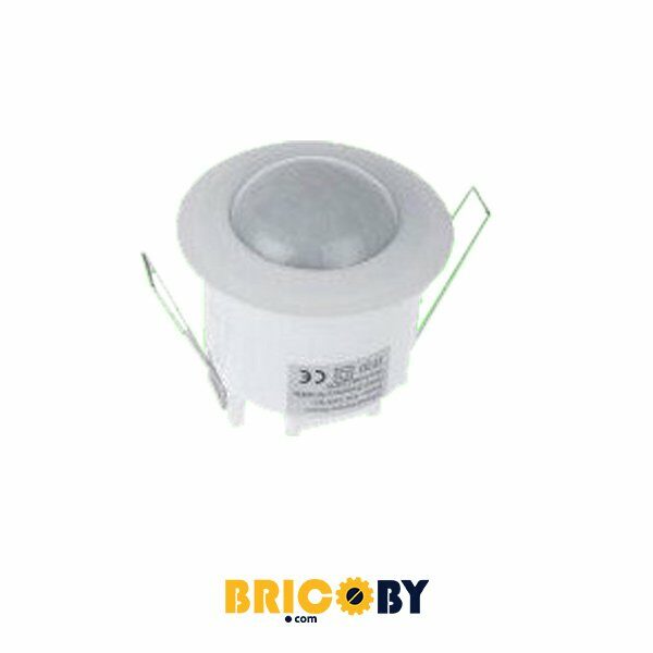 Bricoby.com - DETECTEUR DE MOUVEMENT INFRAROUGE ENCASTRE 360° IP20 ST40 BLANC EKOLED