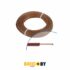Bricoby.com - FIL RIGIDE H07VU4 MARRON 100M