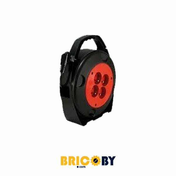 Bricoby.com - ENROULEUR A CASSETTE 10M 4 PRISES 3G1 STIEL