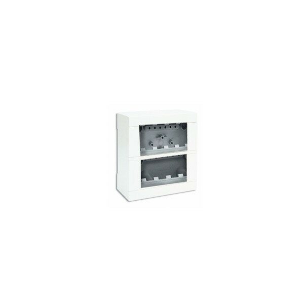 Bricoby.com - BOITE APPARENTE 6 MODULES BLANCHE SYS45 SOMEF - BRICOBY Meilleur Prix Tunisie