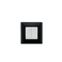 Bricoby.com - PLAQUE CARRÉE 2MODULES NOIR ALPHA - BRICOBY Meilleur Prix Tunisie