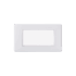 Bricoby.com - PLAQUE ÉTANCHE 4MODULES BLANC ALPHA - BRICOBY Meilleur Prix Tunisie