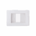 Bricoby.com - PLAQUE ÉTANCHE 3MODULES BLANC ALPHA - BRICOBY Meilleur Prix Tunisie