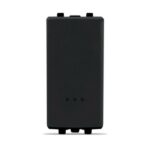 Bricoby.com - INTERRUPTEUR SIMPLE ALLUMAGE AVEC VOYANT NOIR ALPHA - BRICOBY Meilleur Prix Tunisie