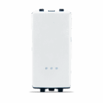 Bricoby.com - INTERRUPTEUR SIMPLE ALLUMAGE AVEC VOYANT BLANC ALPHA - BRICOBY Meilleur Prix Tunisie