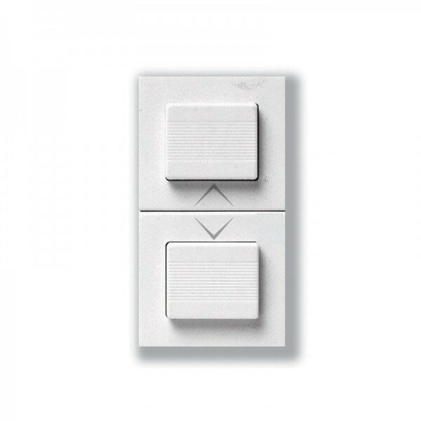 Bricoby.com - DOUBLE BOUTON POUSSOIR POUR VOLET ROULANT BLANC SY45 SOMEF - BRICOBY Meilleur Prix Tunisie