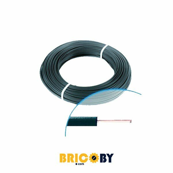 Bricoby.com - FIL RIGIDE H07VU1.5 GRIS 100M