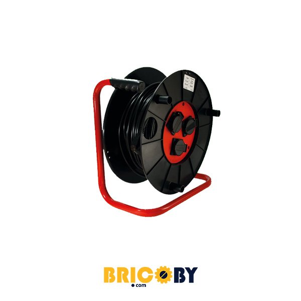Bricoby.com - ENROULEUR A CLAPETS 40M 3 PRISES 3G1.5 STIEL