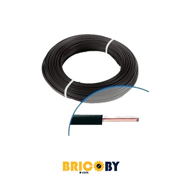 Bricoby.com - FIL SOUPLE H07VK1.5 NOIR 100M