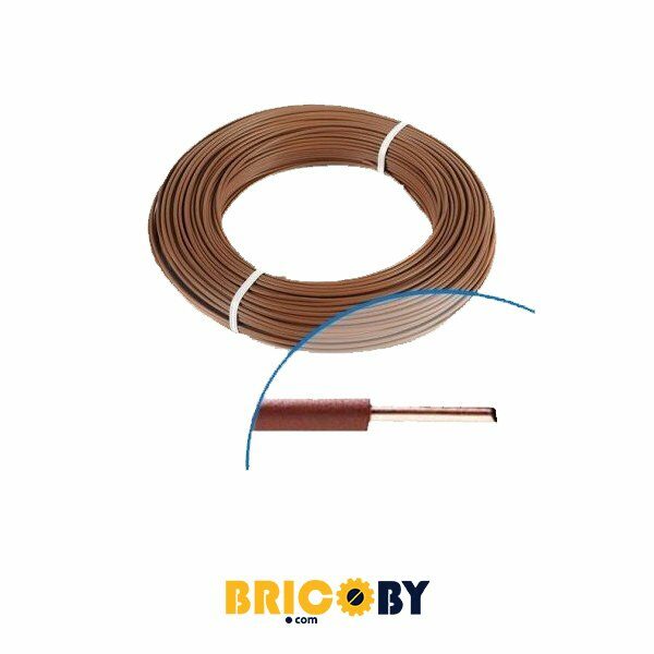 Bricoby.com - FIL SOUPLE H07VK6 MARRON 100M