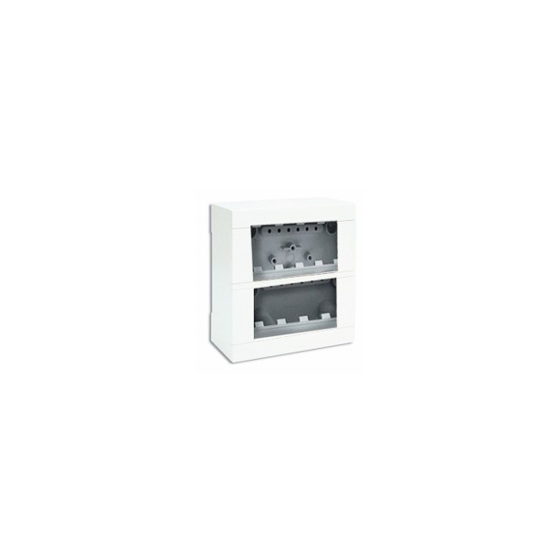 Bricoby.com - BOITE APPARENTE 6 MODULES BLANCHE SYS45 SOMEF - BRICOBY Meilleur Prix Tunisie