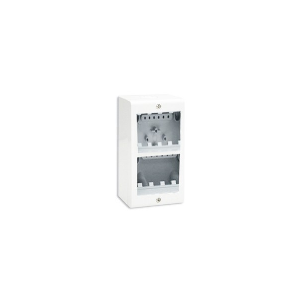 Bricoby.com - BOITE APPARENTE 4 MODULES BLANCHE SYS45 SOMEF - BRICOBY Meilleur Prix Tunisie