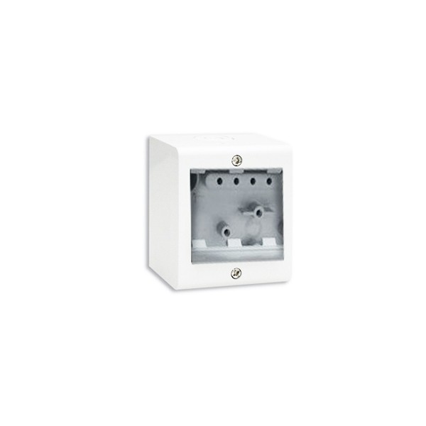 Bricoby.com - BOITE APPARENTE 2 MODULES BLANCHE SYS45 SOMEF - BRICOBY Meilleur Prix Tunisie