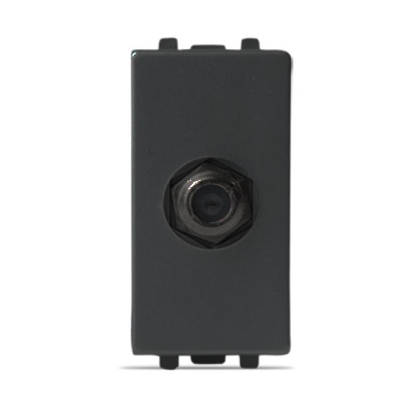 Bricoby.com - PRISE SATELLITE TYPE F NOIR ALPHA - BRICOBY Meilleur Prix Tunisie