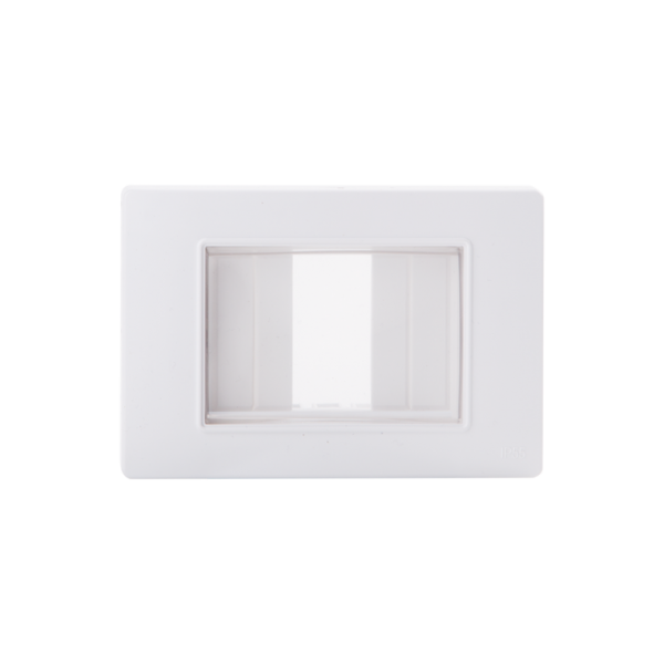 Bricoby.com - PLAQUE ÉTANCHE 3MODULES BLANC ALPHA - BRICOBY Meilleur Prix Tunisie