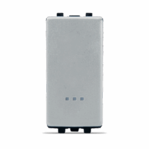 Bricoby.com - INTERRUPTEUR SIMPLE ALLUMAGE AVEC VOYANT SILVER ALPHA - BRICOBY Meilleur Prix Tunisie