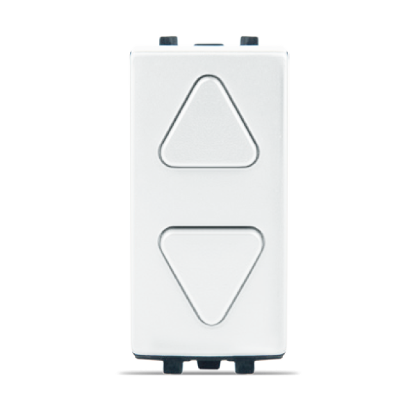 Bricoby.com - DOUBLE BOUTON POUSSOIR POUR VOLETS ROULANTS BLANC ALPHA - BRICOBY Meilleur Prix Tunisie