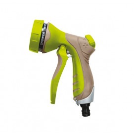 Bricoby.com - PISTOLET D'ARROSAGE 6 JETS REGLABLES V/GRIS - BRICOBY Meilleur Prix Tunisie