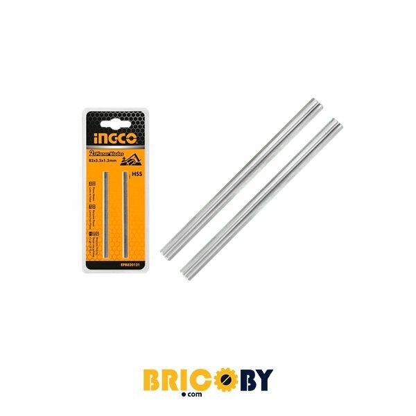 JEU 2 LAMES RABOT 82X5,5X1,2 INGCO