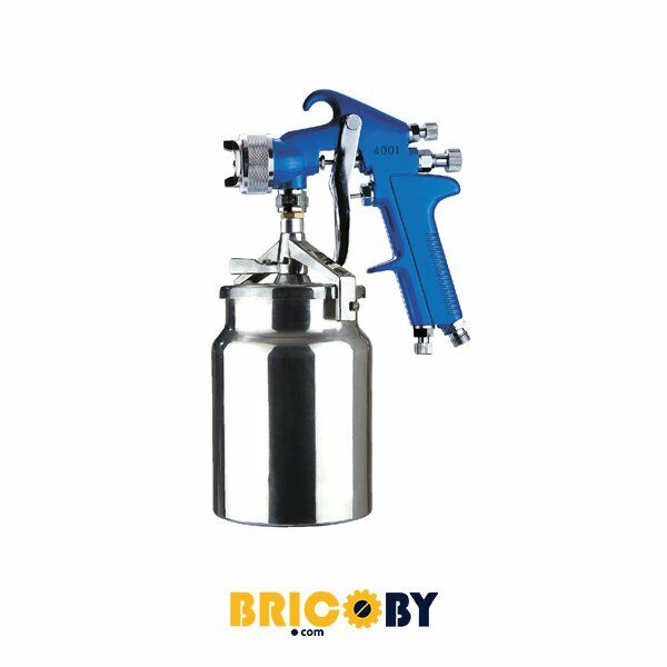 WWW.BRICOBY.COM PISTOLET PEINTURE 4001S GBAS VOYLET SPRAY GUN