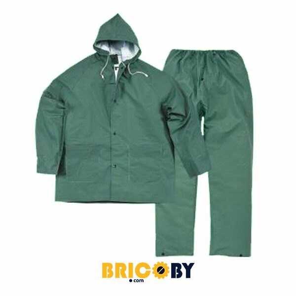 WWW.BRICOBY.COM IMPERMEABLE MANTEAU VES+PANT VERT