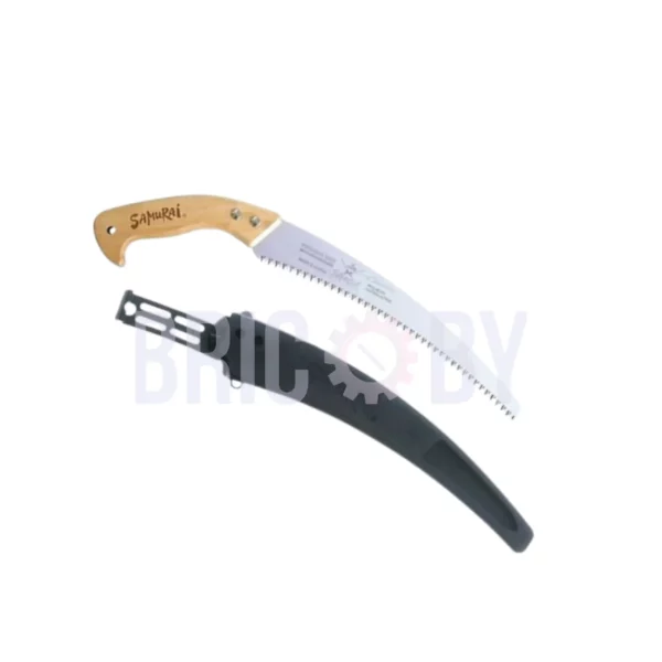 Scie jardinier SAMURAI avec manche en bois.