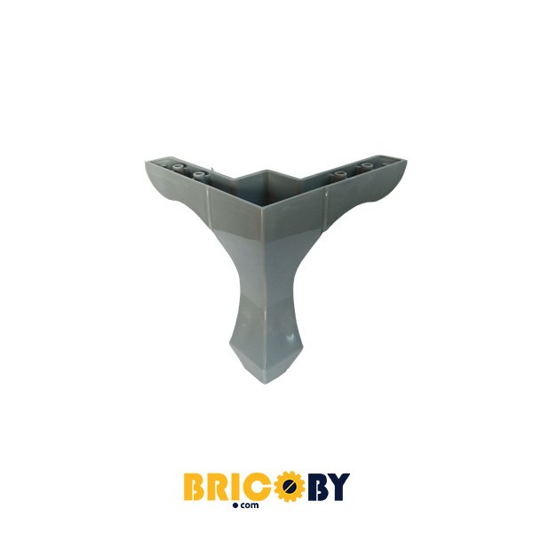 WWW.BRICOBY.COM PIED PLASTIQUE GRIS