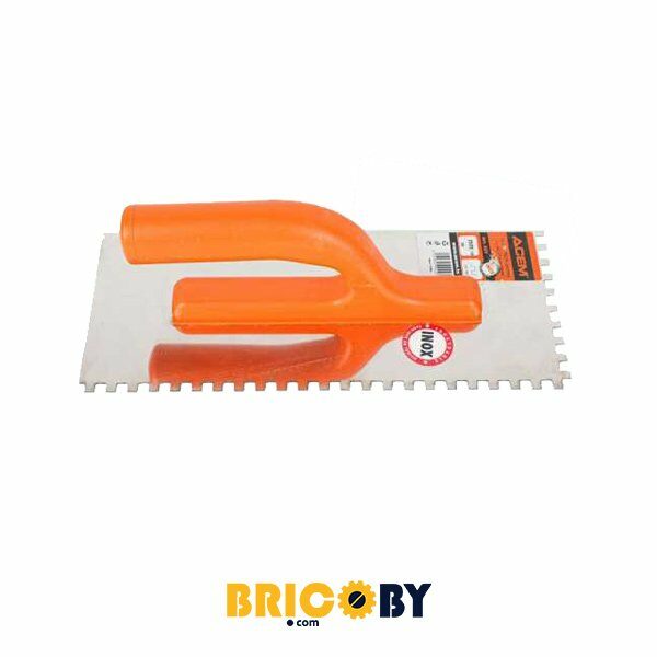 WWW.BRICOBY.COM PLATOIR INOX DENTEE 280X130 ACEM 425 DENT 10MM