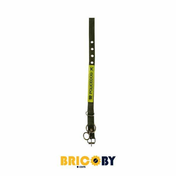 COLLIER CHIEN VERT PM