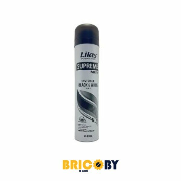 DEODORANT BLACK AND WHITE 200ML SUP LILAS