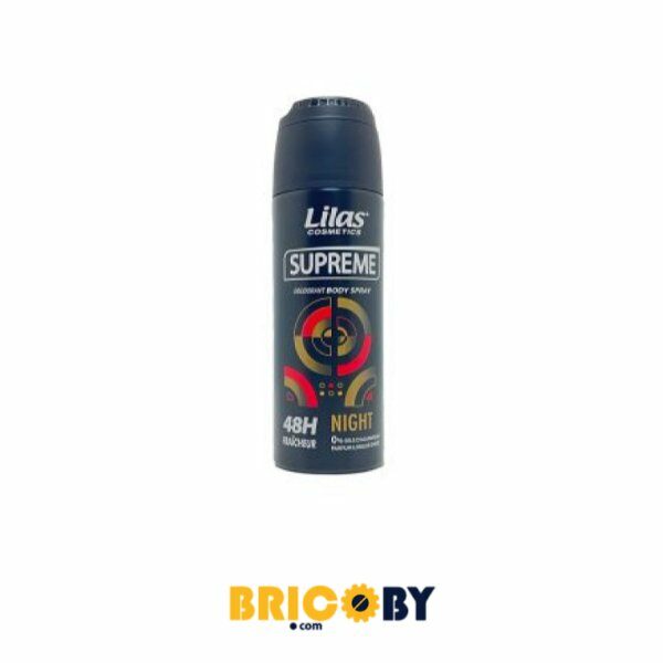 DEODORANT BODY SPRAY NIGHT 200ML SUP LILAS