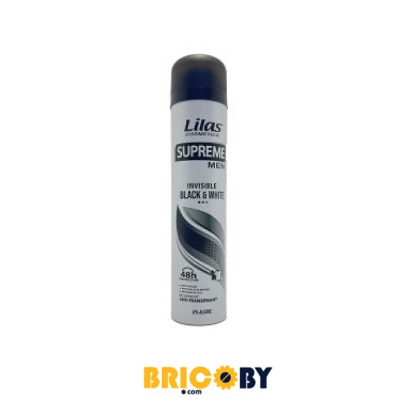 DEODORANT BLACK AND WHITE 200ML SUP LILAS