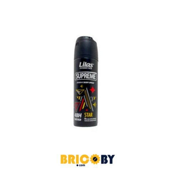 DEODORANT BODY SPRAY STAR 200ML SUP LILAS