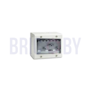 Boite Apparente 4 Modules Blanche Alignée SYS45 SOMEF